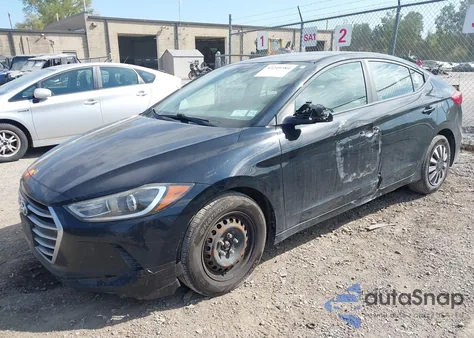 2017 Hyundai Elantra Se из США, поврежденный, VIN KMHD74LF3HU160071